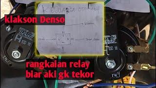 Cara pasang relay klakson motor-rangkaian relay klakson denso