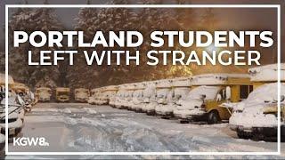 Bus driver allegedly left Portland students with stranger after bus got stuck in snow