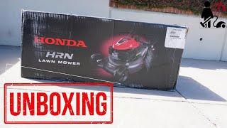 Honda HRN216VKA Self-Propelled Lawn Mower Unboxing