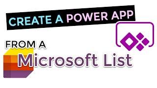 MICROSOFT LISTS AND POWER APPS - A beginners guide on how to create a PowerApp from a Microsoft List