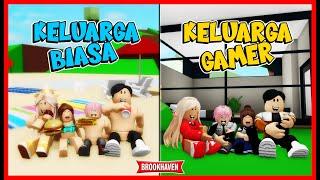 KELUARGA BIASA atau KELUARGA GAMERS? BrookHaven Role Play Feat @sapipurba Roblox Indonesia