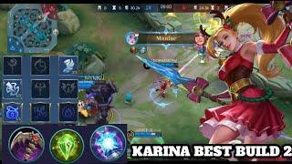 KARINA BEST BUILD 2022 | Mobile legends