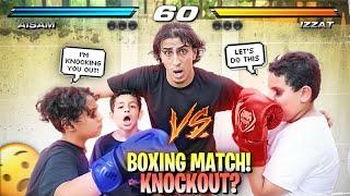 AISAM VS IZZAT BOXING MATCH *KNOCK OUT*