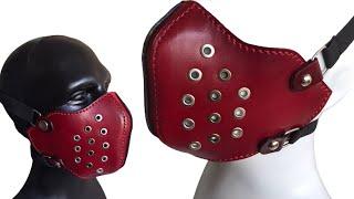 Handmade Leather Motorcycle Masks