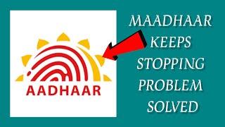 How To Solve mAadhaar App Keeps Stopping Problem|| Rsha26 Solutions