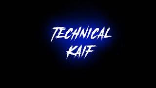 My New 3D Intro | YouTube intro | Technical Kaif Intro | Kaif Ansari | #short