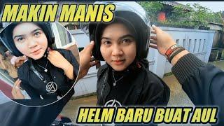 HELM BARU BUAT BU ULL DIA SENENG BANGET