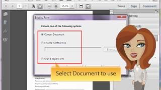 Adobe Acrobat - Auto-Detect Form Fields