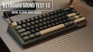 Royal Kludge RK R65  |  RK Chartreuse Switch  |  Sound Test