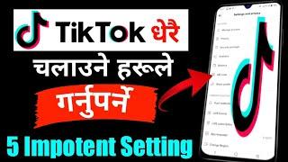 tiktok ma setting kasari milaune | tiktok branded content setting | tiktok manage account settings