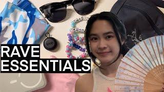 RAVE / FESTIVAL ESSENTIALS   What I Bring & Tips! (+ EDC Tips)