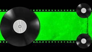 Disc music green Screen