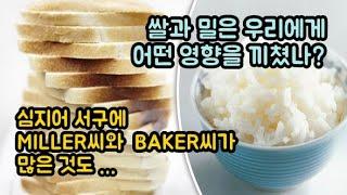 쌀과 밀은 우리에게 어떤 영향을 끼쳤나? 심지어  MILLER씨와 BAKER씨가 많은 것도…