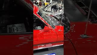 1969 Ford Mustang Mach 1 Red Classic Car Detroit Michigan Autorama 2023