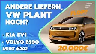 VW ID.1: Is VW missing out on the electric car boom? Volvo ES90, Kia & more | E-car news 202