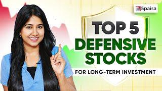 5 Defensive Stocks to Invest in a Volatile Market in 2025 | 5 Stocks For Long-Term Investment