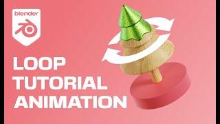 How to Create 3D Animation Loop in blender (tree animation)