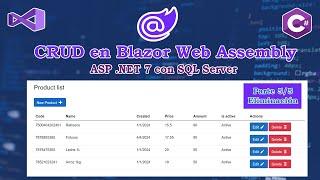 5. Eliminación  | CRUD en Blazor Web Assembly  | Entity Framework | SQL Server