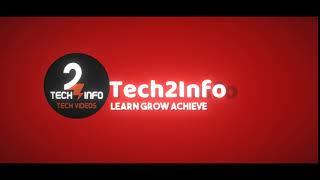 Tech2Info New Intro Video 2020