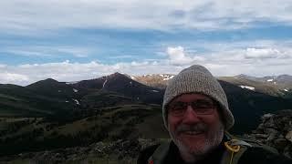 On top of Burning Bear Peak with Virga - (UN 12,069) - a Colorado 12er