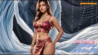 AI ArT LookbookEsha's Fashion Style-Crystal Glacier OutfitKolhoi Glacier, Icy Glaciers, India️