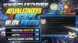 NOVA ATUALIZAÇÃO!  EXECUTOR e MELHOR SCRIPT SEM KEY Atualizado BLOX FRUITS Celular/PC | Pega Tudo