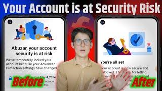 Your Account is at security risk Facebook fixed 2024/solved Facebook Security Risk / TechnicalAbuxar