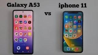 iphone 11 vs Samsung A53 in 2024 || Speed Test
