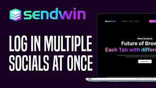 How To Login To Multiple Social Media Accounts Using SendWin | Easy Tutorial (2024)