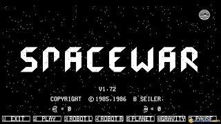 Space War gameplay (PC Game, 1985)