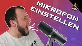 SO stellt ihr euer MIKROFON richtig ein | Twitch & YouTube