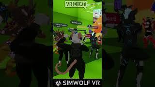 VRChat Dance Party SlimeVR FullBodyTrackers wakawaka This Time for Africa by SIMWOLF VR #simwolfvr