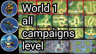 realm Defense | World 1 all campaigns level | by CRAYA  Tournament 