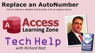 Microsoft Access How to Restore Deleted AutoNumbers