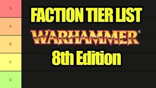 Warhammer Fantasy Faction Tier List - 8th Edition