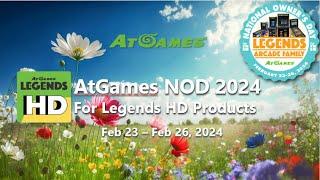 Video 1 of 2: Unveiling AtGames NOD 2024: A Look into Legends HD Products!