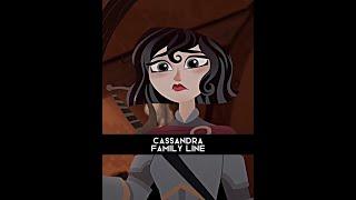 Cassandra's childhood  - Family Line | #EDIT #tangled #disney