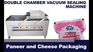 Powervac - Automatic Paneer Vacuum Packing Machine DCH-650 #vacuumsealer #vacuumpackaging