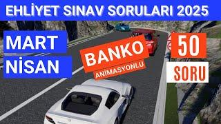 Ehliyet Sınav Soruları 2025 | Mart, Nisan Çıkmış Ehliyet Sorularını Çöz