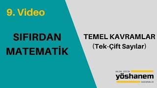 YÖS SIFIRDAN MATEMATİK - TEMEL KAVRAMLAR (Tek-Çift Sayılar) #onlineyöskursu #yöskursu