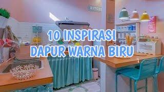 10 INSPIRASI DAPUR WARNA BIRU