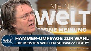 MEINE MEINUNG: Hammer-Umfrage zur Bundestagswahl! Zustimmung zu Koalition von Union und AfD wächst!