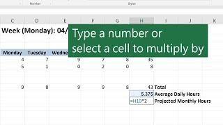 Multiplication in Microsoft Excel