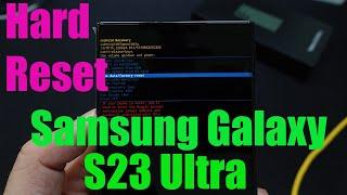 How To Hard Reset Samsung Galaxy S23 Ultra Android 14