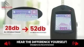 28db to 53db | Up to 30db Reduction in Sound!