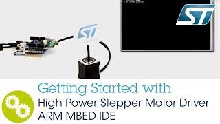 Getting Started with high power stepper motor driver ARM mbed IDE