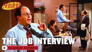 George's Confusing Job Interview | The Barber | Seinfeld