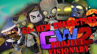 60+ NEW CHARACTERS SHOWCASE - Project Visionary Garden Warfare 2 Mod