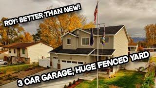 3 Bed, 3 Bath Roy Utah Home For Sale; 3 Car Garage; Better Than New! (Real Estate)