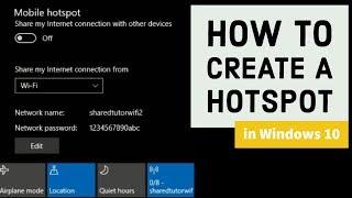 How to Turn Your Windows 10 PC into a Wireless Hotspot | Windows 10 Tutorial